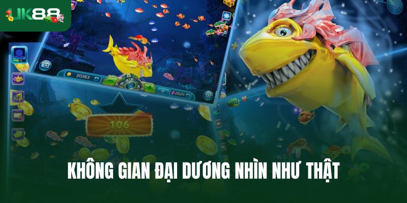 Bắn cá Uk88 có không gian đại dương nhìn như thật